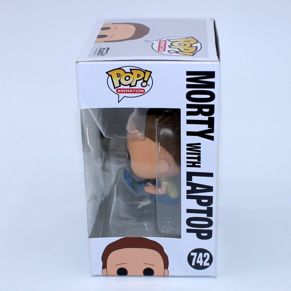 Funko Pop #742 Morty with Laptop Rick & Morty Gamestop Exclusive - Picture 2 of 4
